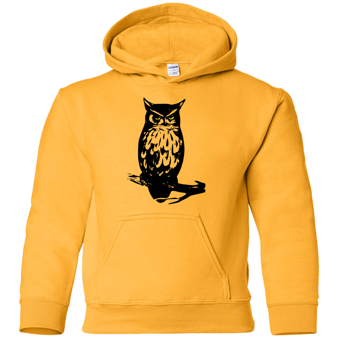 Sweatshirts Gold / YS Owl Portrait Youth Hoodie