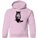 Sweatshirts Light Pink / YS Owl Portrait Youth Hoodie
