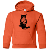 Sweatshirts Orange / YS Owl Portrait Youth Hoodie