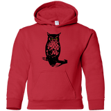 Sweatshirts Red / YS Owl Portrait Youth Hoodie