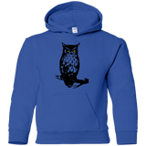 Sweatshirts Royal / YS Owl Portrait Youth Hoodie