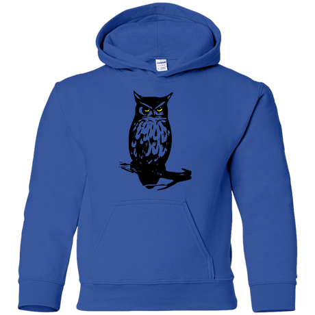 Sweatshirts Royal / YS Owl Portrait Youth Hoodie