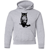 Sweatshirts Sport Grey / YS Owl Portrait Youth Hoodie