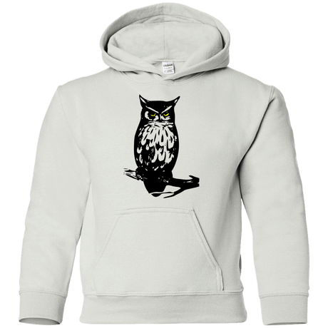 Sweatshirts White / YS Owl Portrait Youth Hoodie