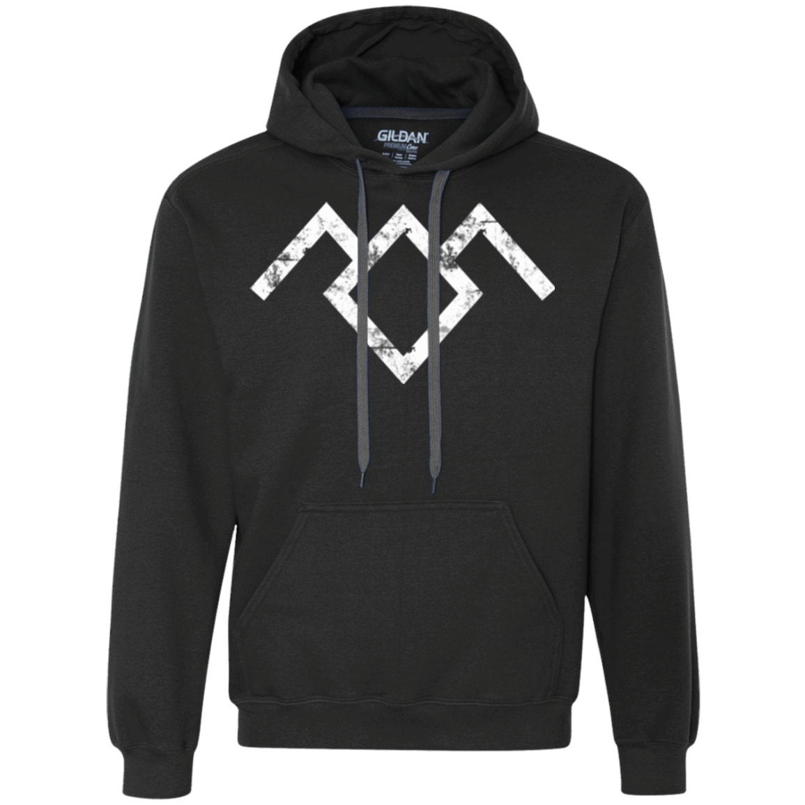 Sweatshirts Black / Small Owl Symbol Premium Fleece Hoodie