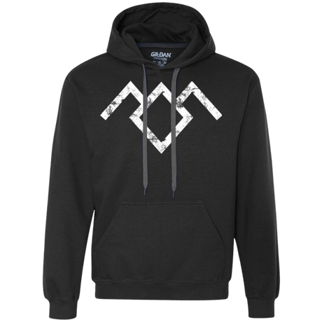 Sweatshirts Black / Small Owl Symbol Premium Fleece Hoodie