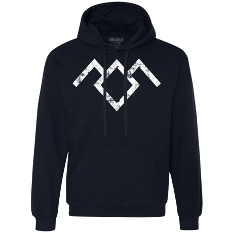 Sweatshirts Navy / Small Owl Symbol Premium Fleece Hoodie