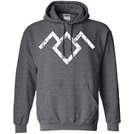 Sweatshirts Dark Heather / Small Owl Symbol Pullover Hoodie