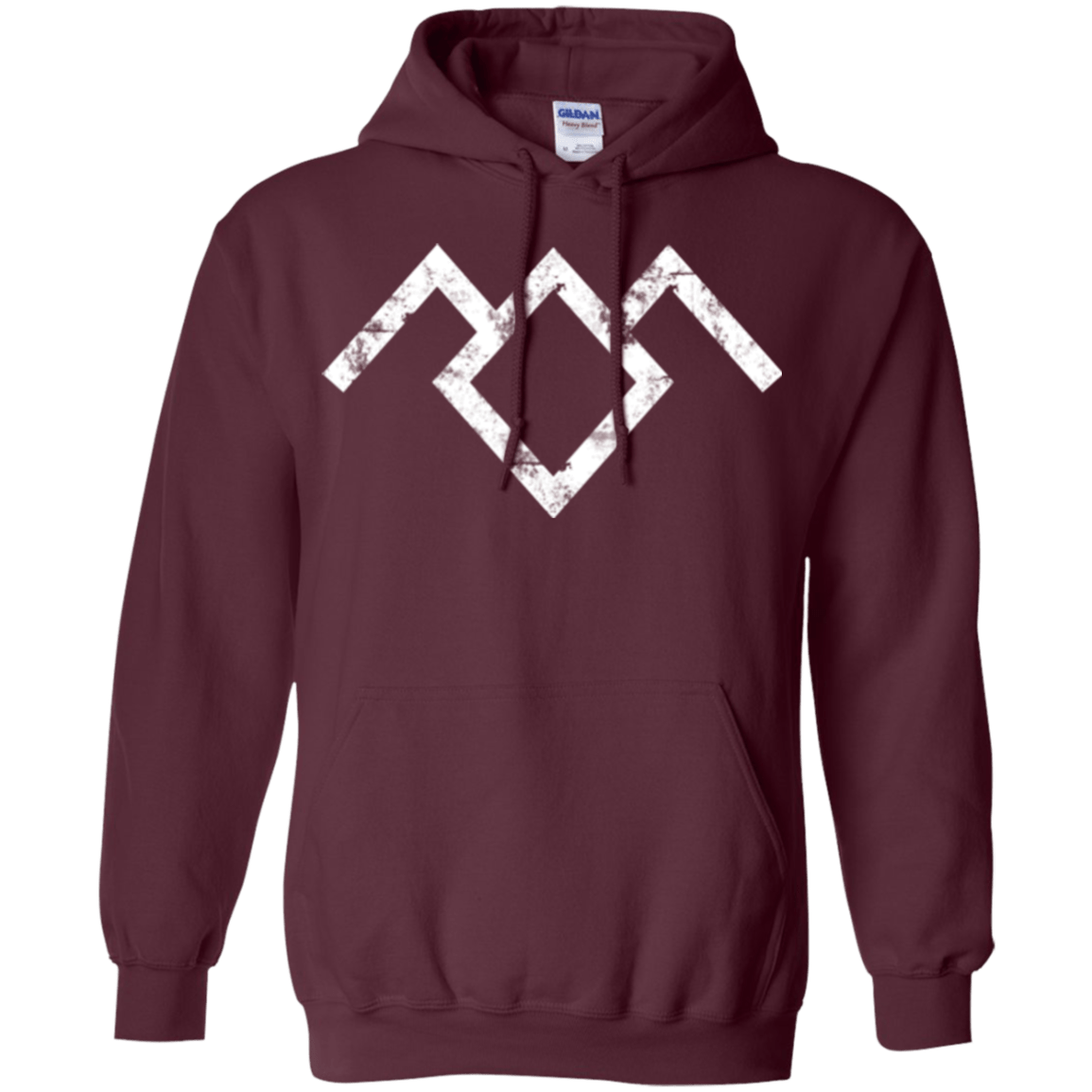 Sweatshirts Maroon / Small Owl Symbol Pullover Hoodie