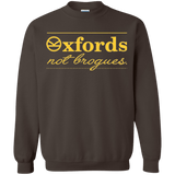 Sweatshirts Dark Chocolate / Small Oxfords Not Brogues Crewneck Sweatshirt