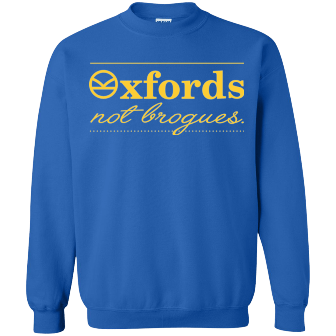 Sweatshirts Royal / Small Oxfords Not Brogues Crewneck Sweatshirt