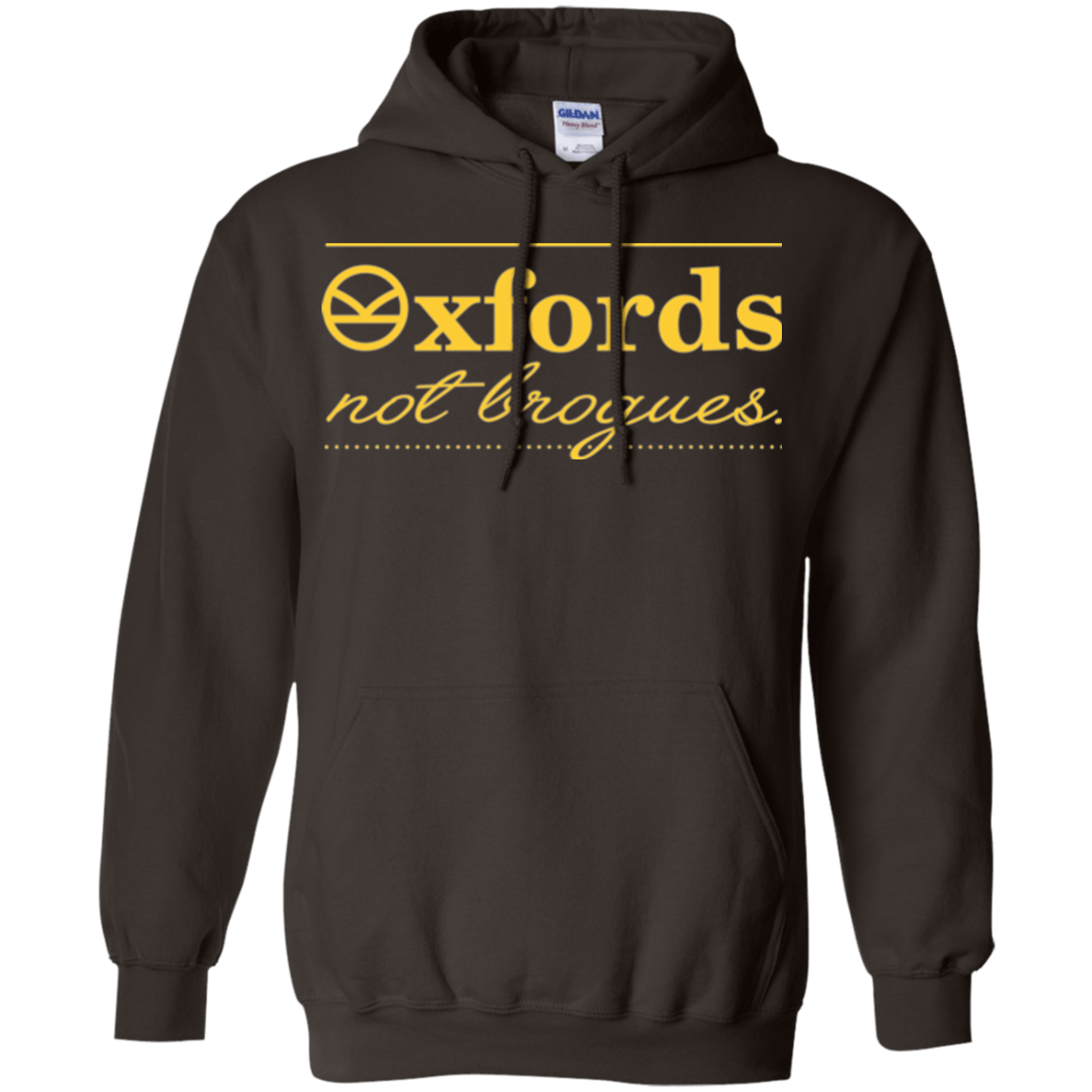 Sweatshirts Dark Chocolate / Small Oxfords Not Brogues Pullover Hoodie