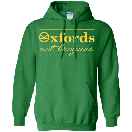 Sweatshirts Irish Green / Small Oxfords Not Brogues Pullover Hoodie