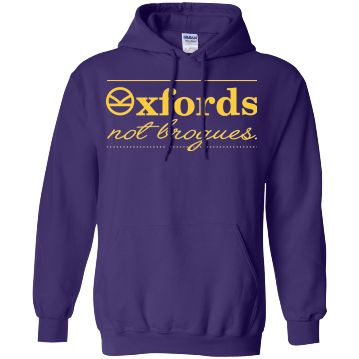 Sweatshirts Purple / Small Oxfords Not Brogues Pullover Hoodie