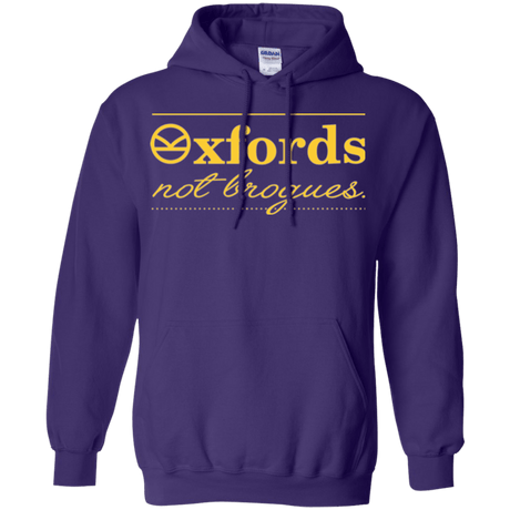 Sweatshirts Purple / Small Oxfords Not Brogues Pullover Hoodie