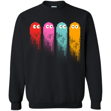 Sweatshirts Black / Small Pac color ghost Crewneck Sweatshirt