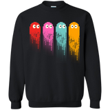 Sweatshirts Black / Small Pac color ghost Crewneck Sweatshirt