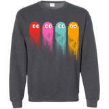 Sweatshirts Dark Heather / Small Pac color ghost Crewneck Sweatshirt