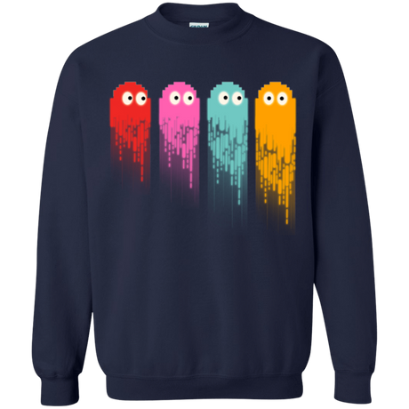 Sweatshirts Navy / Small Pac color ghost Crewneck Sweatshirt