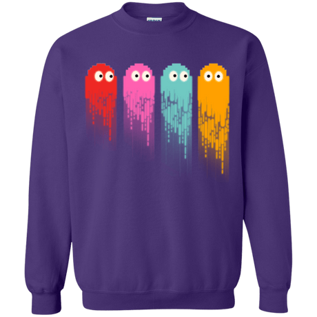 Sweatshirts Purple / Small Pac color ghost Crewneck Sweatshirt