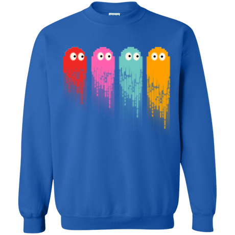 Sweatshirts Royal / Small Pac color ghost Crewneck Sweatshirt
