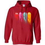 Sweatshirts Red / Small Pac color ghost Pullover Hoodie