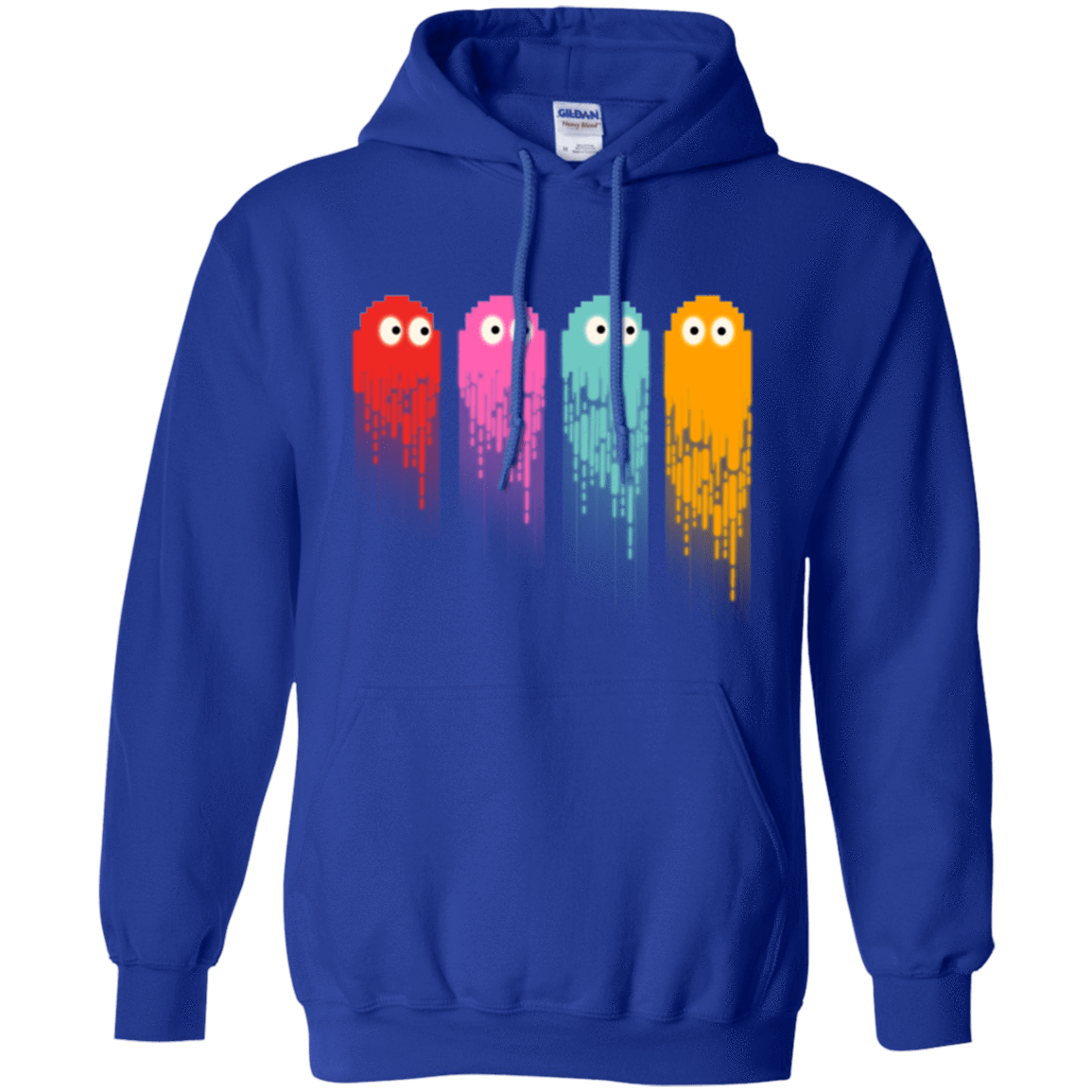 Sweatshirts Royal / Small Pac color ghost Pullover Hoodie