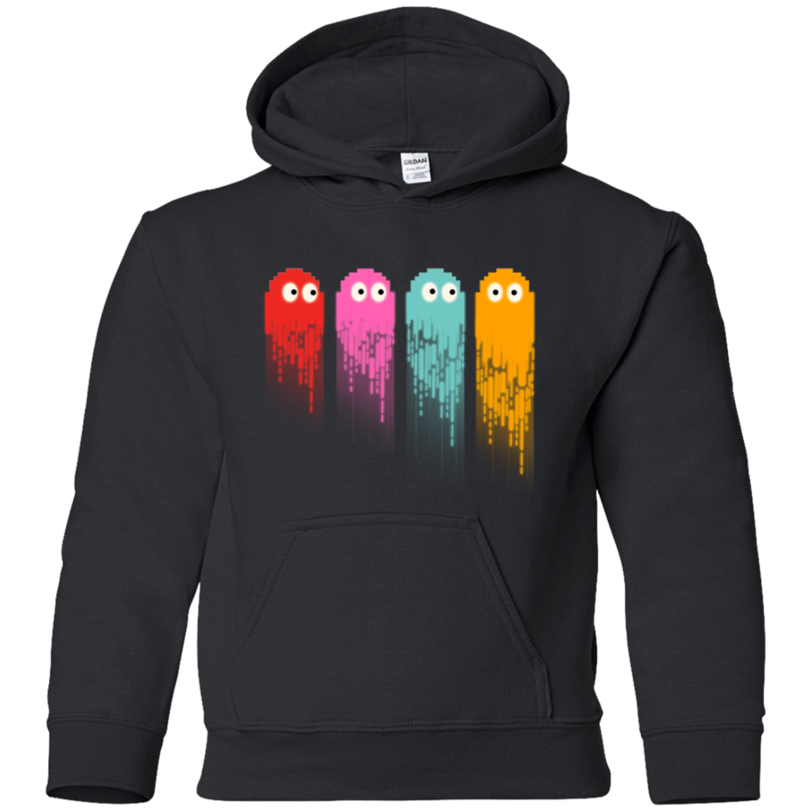 Sweatshirts Black / YS Pac color ghost Youth Hoodie