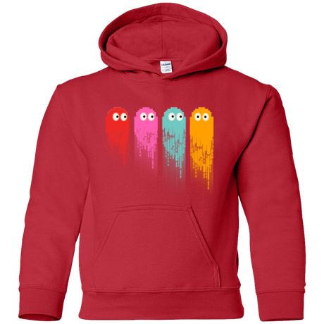 Sweatshirts Red / YS Pac color ghost Youth Hoodie