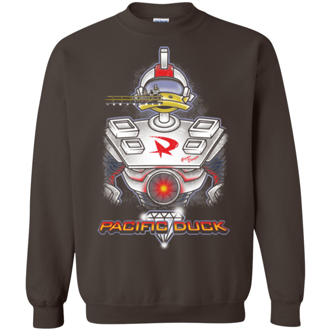 Sweatshirts Dark Chocolate / S Pacific Duck Crewneck Sweatshirt
