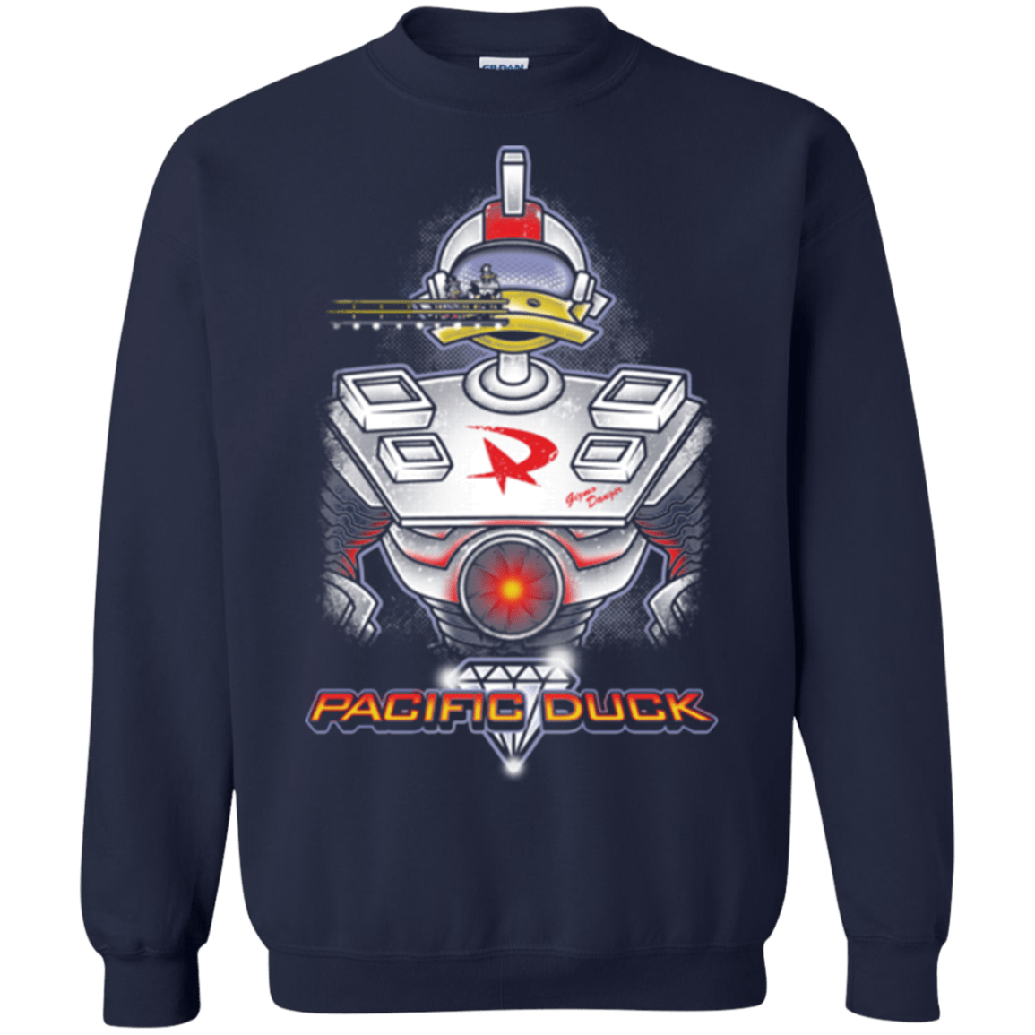 Sweatshirts Navy / S Pacific Duck Crewneck Sweatshirt