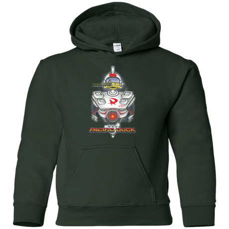 Sweatshirts Forest Green / YS Pacific Duck Youth Hoodie