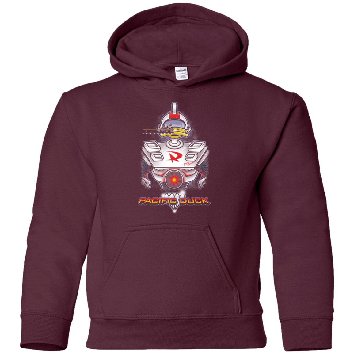 Sweatshirts Maroon / YS Pacific Duck Youth Hoodie