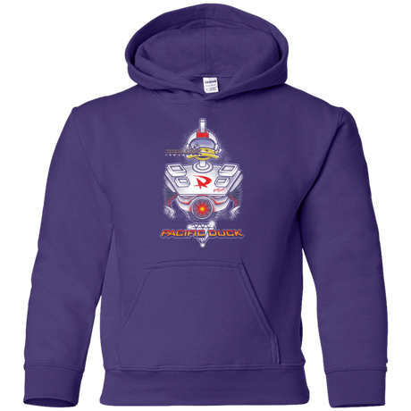 Sweatshirts Purple / YS Pacific Duck Youth Hoodie