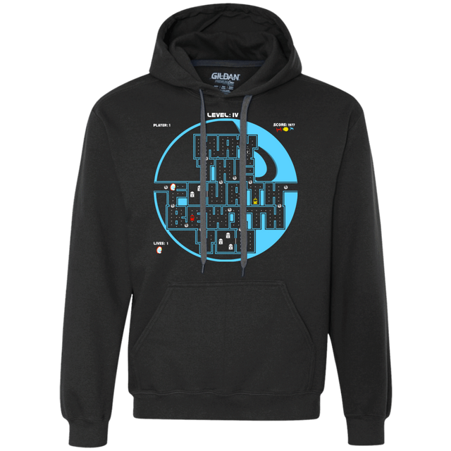 Sweatshirts Black / S Pacman May The Fourth Premium Fleece Hoodie