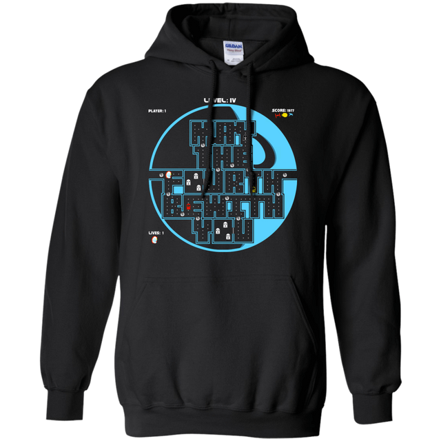 Sweatshirts Black / S Pacman May The Fourth Pullover Hoodie