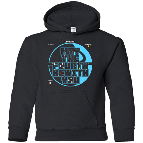 Sweatshirts Black / YS Pacman May The Fourth Youth Hoodie