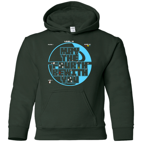 Sweatshirts Forest Green / YS Pacman May The Fourth Youth Hoodie