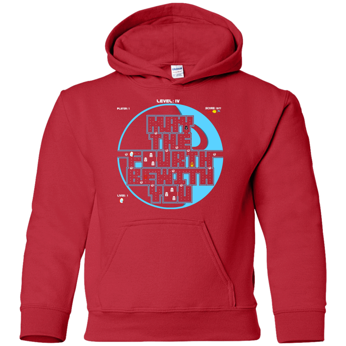 Sweatshirts Red / YS Pacman May The Fourth Youth Hoodie