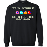 Sweatshirts Black / S Pacmanok Crewneck Sweatshirt