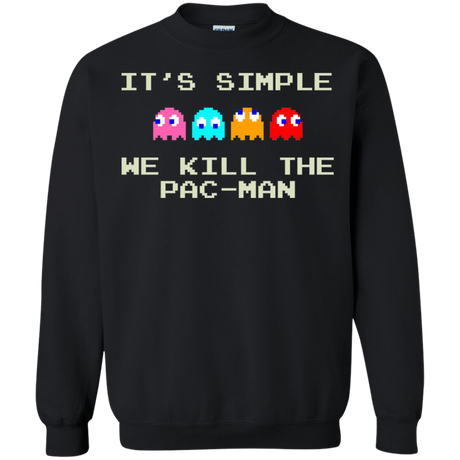 Sweatshirts Black / S Pacmanok Crewneck Sweatshirt