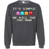 Sweatshirts Dark Heather / S Pacmanok Crewneck Sweatshirt