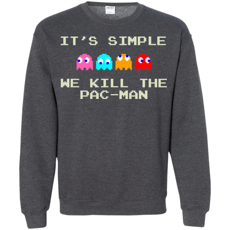 Sweatshirts Dark Heather / S Pacmanok Crewneck Sweatshirt