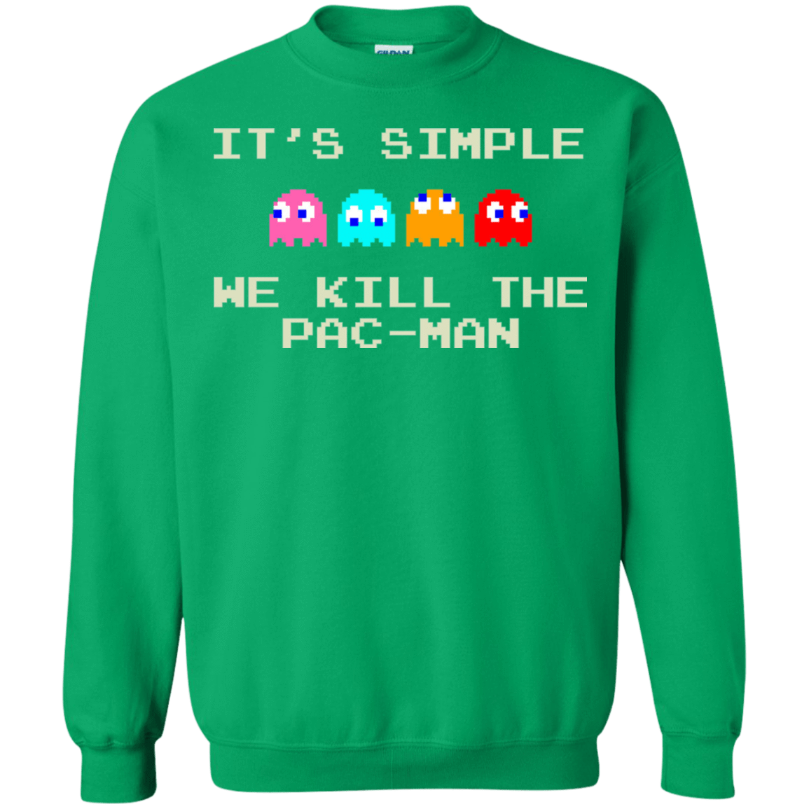 Sweatshirts Irish Green / S Pacmanok Crewneck Sweatshirt