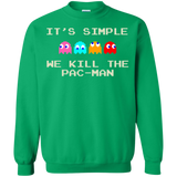 Sweatshirts Irish Green / S Pacmanok Crewneck Sweatshirt