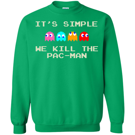 Sweatshirts Irish Green / S Pacmanok Crewneck Sweatshirt