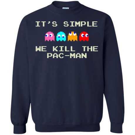 Sweatshirts Navy / S Pacmanok Crewneck Sweatshirt