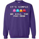 Sweatshirts Purple / S Pacmanok Crewneck Sweatshirt