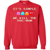 Sweatshirts Red / S Pacmanok Crewneck Sweatshirt