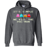Sweatshirts Dark Heather / S Pacmanok Pullover Hoodie